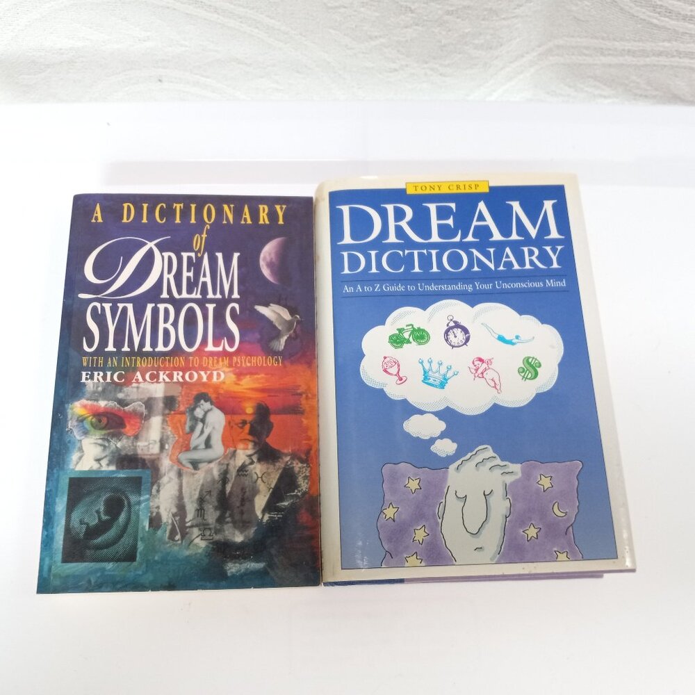 Lot of 2 Books A Dictionary Of Dream Symbols & Dream Dictionary